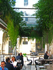 Trussardi Cafe, Milan. Patrick Blanc project